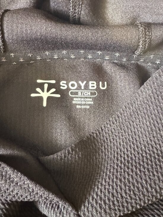 Soybu Women's Textured Knit Hoodie Black Size Small - Picture 3 of 9